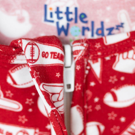 Football Bamboo One-Piece for Baby
