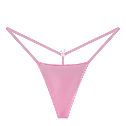 ICED OUT G-STRING IN PINK