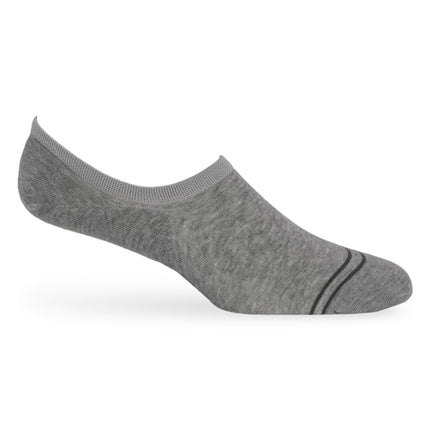 Grey  No Show Socks - 3 Pack