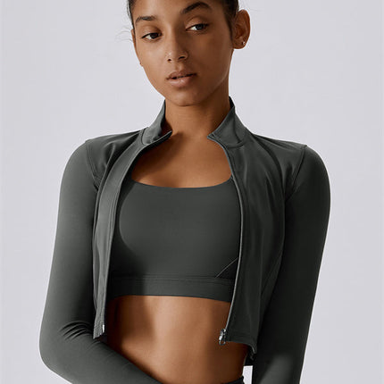 The Eloise Jacket Sports Bra Shorts 3-Piece Set