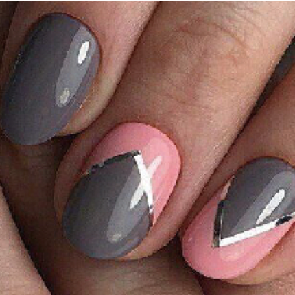 Pink & Grey Geo