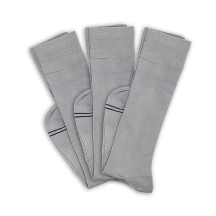 Greyson 3-Pack - Grey Dress Socks