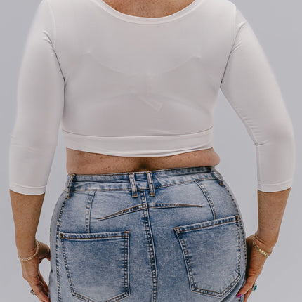 Elegant 3/4 Sleeve Halftee