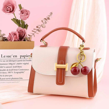 Cherry Purse Charm Keychain for Handbags – Cute Cherry Purse Charm & Strawberry Keychain Gift for Women