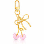 Bow Cherry Charm (Pink)