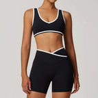 Bra/Shorts - Black / S