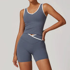 Vest/Shorts - Blue Gray / S