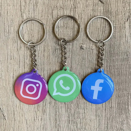 NFC Keychain – Instantly Share Social Media & Contact Info with One Tap