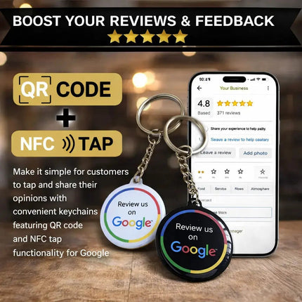 NFC Keychain – Instantly Share Social Media & Contact Info with One Tap