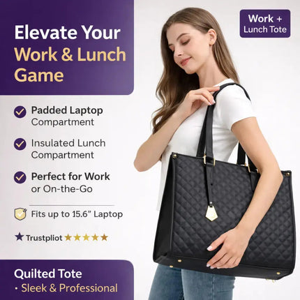Laptop Bag with Lunch Compartment | Work Tote