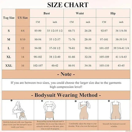 Shaper™ Ladies Full Body Shaper – Strapless Seamless Bodysuit