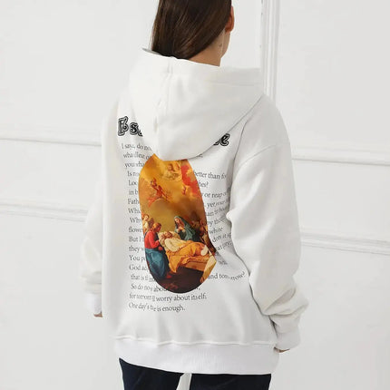 Women’s Printed Sweatshirt – Casual Long Sleeve Fashion Top