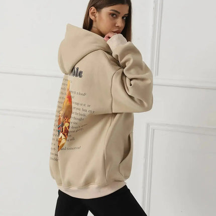 Women’s Printed Sweatshirt – Casual Long Sleeve Fashion Top