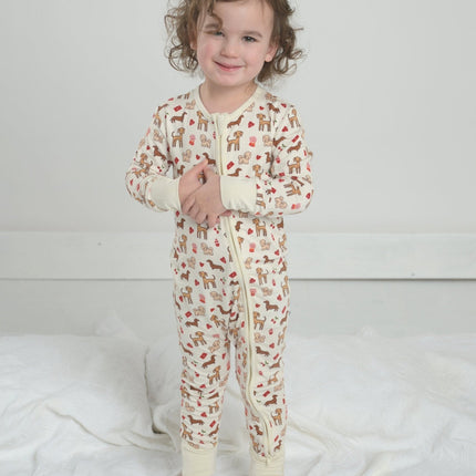 Puppy Love Bamboo Romper