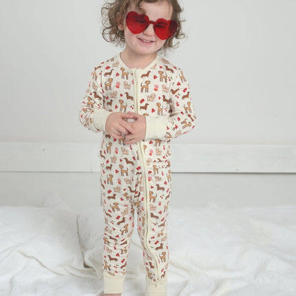 Puppy Love Bamboo Romper