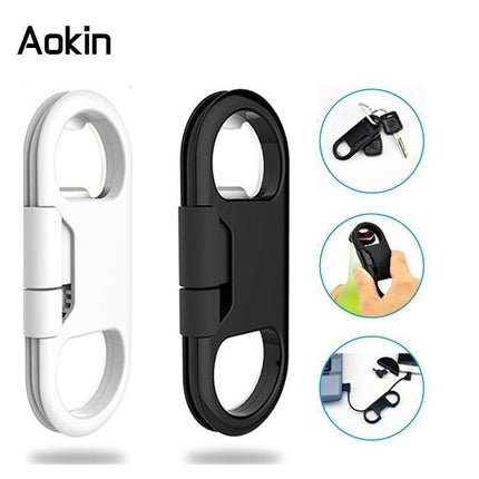 iOS/Android Charger + Bottle Opener + Key Chain - 4 Variants