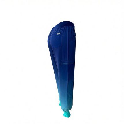 DK Gradient Jogger Scrub Pants (Blue/Green)