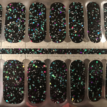 Black Confetti Holo