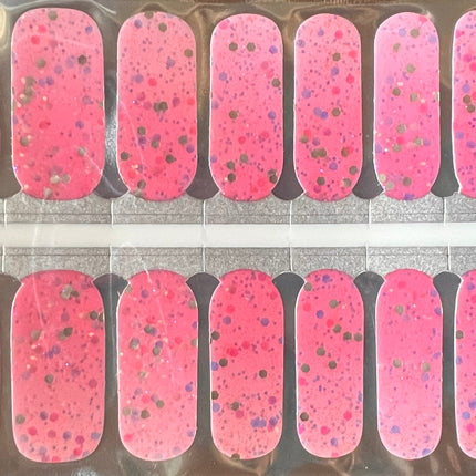 Bubblegum Ombre Confetti Holo