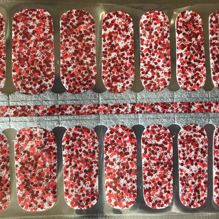 Red Confetti Sparkle