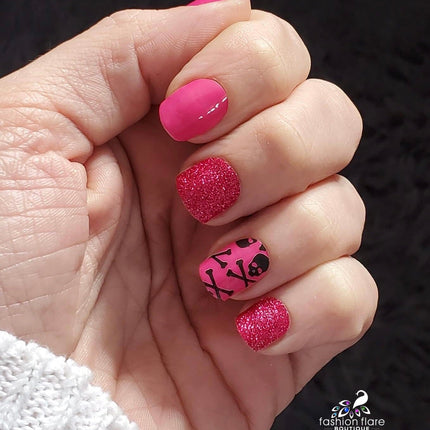 Custom - Hot Pink Skulls