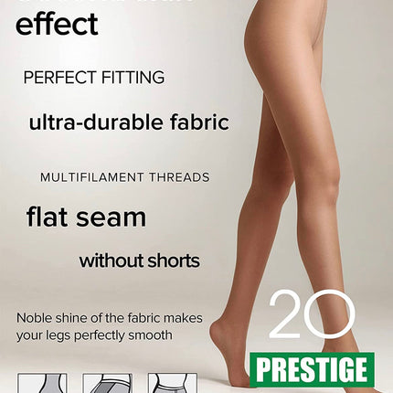 Conte Prestige 20 Den - Classic Sheer to Waist T-top Women's Tights (8С-43СП)