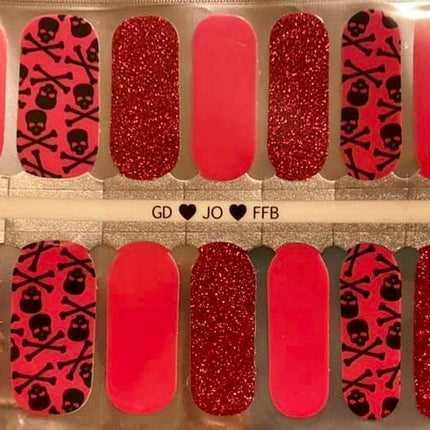 Custom - Hot Pink Skulls