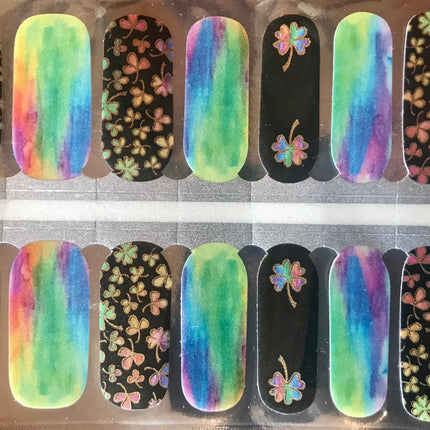 Metallic Lucky Clovers