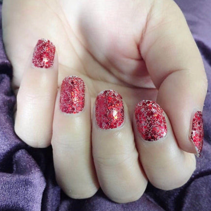 Red Confetti Sparkle