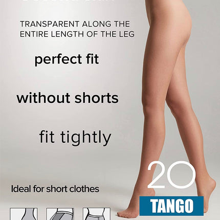 Conte Tango 20 Den - Classic Sheer to Waist T-top Women's Tights (8С-48СП)