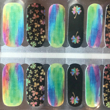 Metallic Lucky Clovers