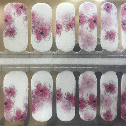 Pink Scribble Floral