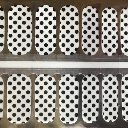 Black Dots - Sheer Overlay