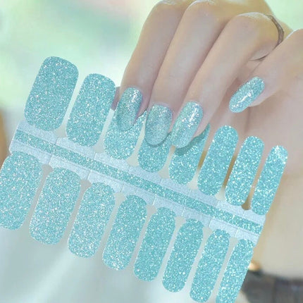 Spa Blue Glitter