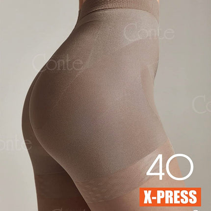 Conte X-Press Soft 40 Den - 5 Modelling Belts Control Top Women's Tights (8С-69СП)