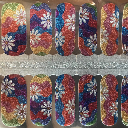Flower Power mani