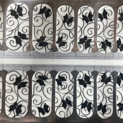 Butterfly Scroll Sheer