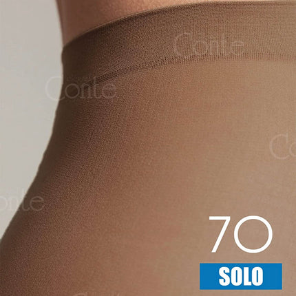 Conte Solo 70 Den - Classic Women's Tights With a Reinforced Shorts (15С-43СП)