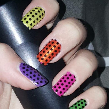 Black Dots - Sheer Overlay