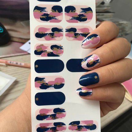 Metallic Brush Strokes - Premium