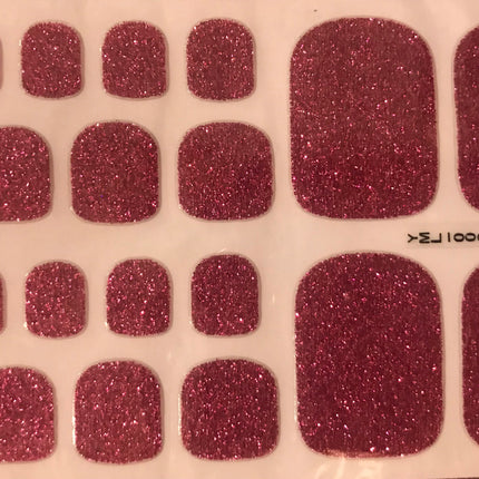 Kids & Toes - Raspberry Glitter