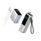 Silver / Power Bank + Charger