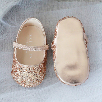 Rock Glitter Mary Jane Ballet Flats