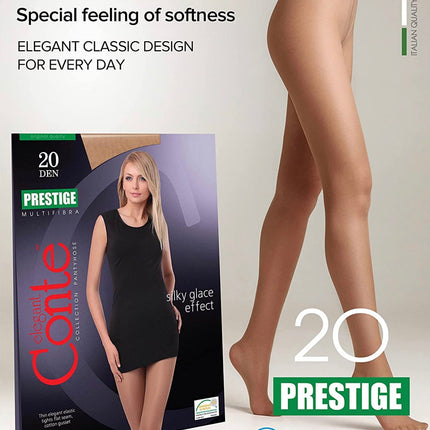 Conte Prestige 20 Den - Classic Sheer to Waist T-top Women's Tights (8С-43СП)