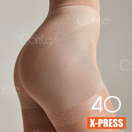 Conte X-Press Soft 40 Den - 5 Modelling Belts Control Top Women's Tights (8С-69СП)