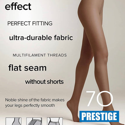 Conte Prestige 70 Den - Classic Dense Semi-Opaque T-Top Women's Tights (8С-50СП)