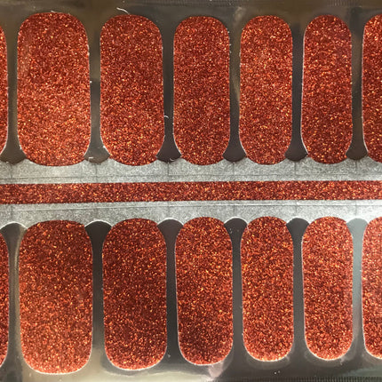 Burnt Orange Glitter