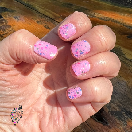 Bubblegum Ombre Confetti Holo