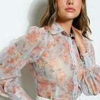 Peach Floral / Small
