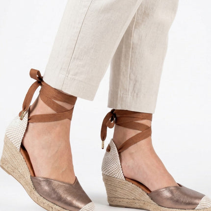 Jimena Mid Laces Bronze